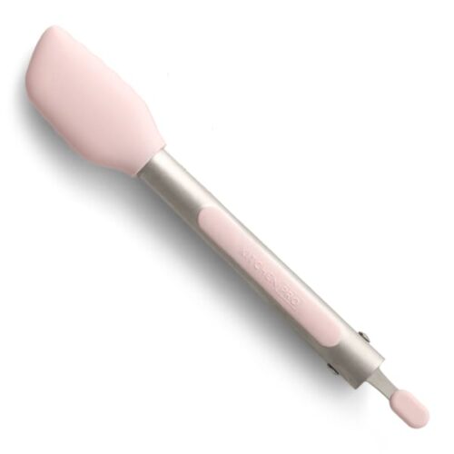 Kitchen Pro Silicone Tongs, 18cm, Blossom Pink
