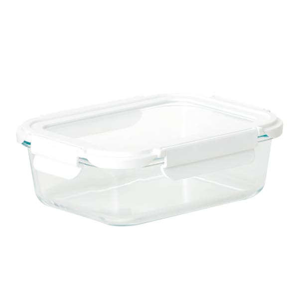 Kitchen Pro VersaLock Rectangular Glass Container, 1L Kitchen Pro VersaLock Rectangular Glass Container, 1L