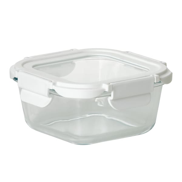 Kitchen Pro VersaLock Square Glass Container, 520ml Kitchen Pro VersaLock Square Glass Container, 520ml