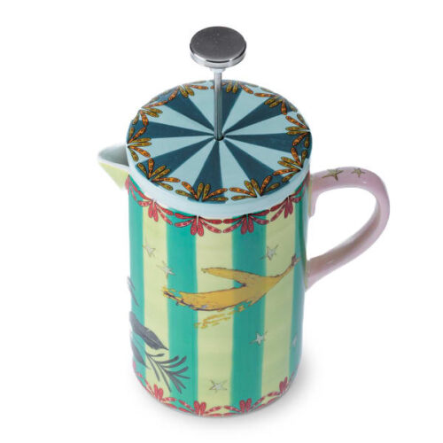 Olivia Princess Hand-Painted French Press, 900ml
