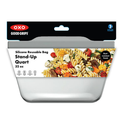 OXO Good Grips Silicone Stand Up Reusable Bag, 946ml