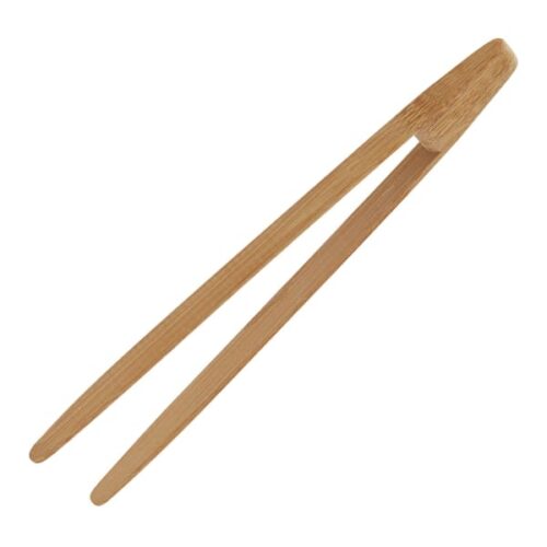 Pebbly Non-Magnetic Toast Tongs, Light Brown
