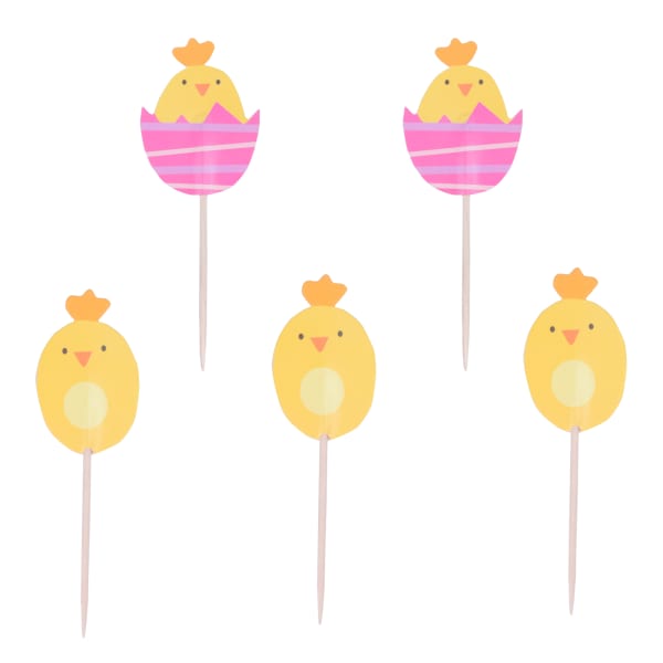 PME Easter Chicks Cupcake Toppers, Pack of 24 PME Easter Chicks Cupcake Toppers, Pack of 24