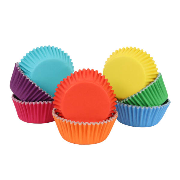 PME Foil Lined Cupcake Cases, Pack of 100, Rainbow Mix PME Foil Lined Cupcake Cases, Pack of 100, Rainbow Mix