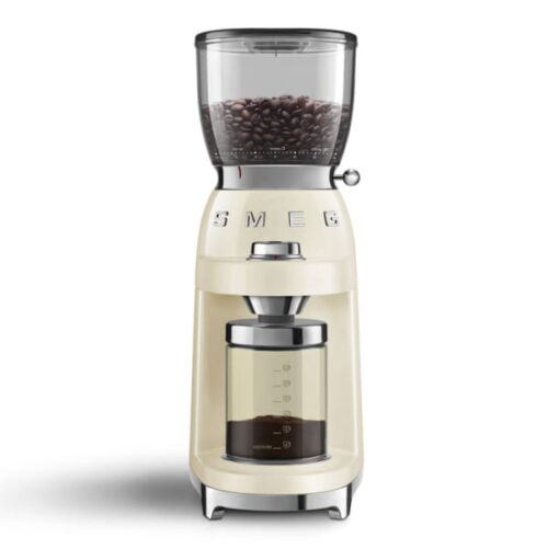 Smeg Retro Coffee Grinder, 150W, Cream