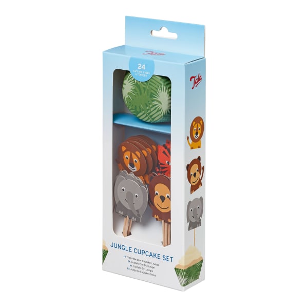 Tala Jungle Cupcake Cases and Toppers Set