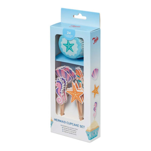 Tala Mermaid Cupcake Cases and Toppers Set