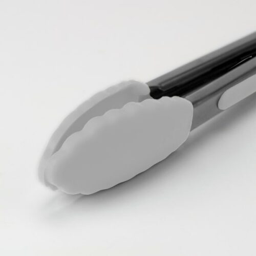 Tovolo Mini Silicone Tongs, Charcoal