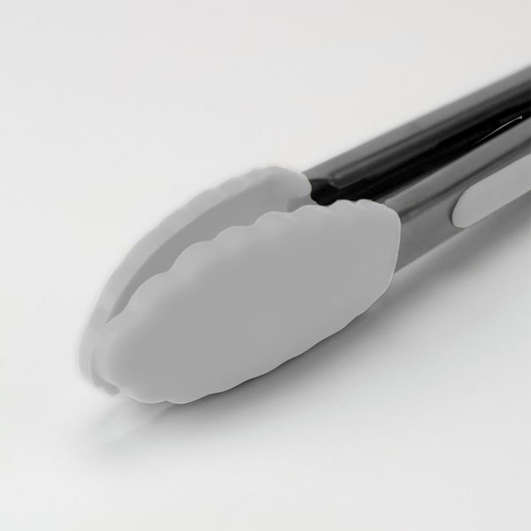 Tovolo Mini Silicone Tongs, Charcoal Tovolo Mini Silicone Tongs, Charcoal