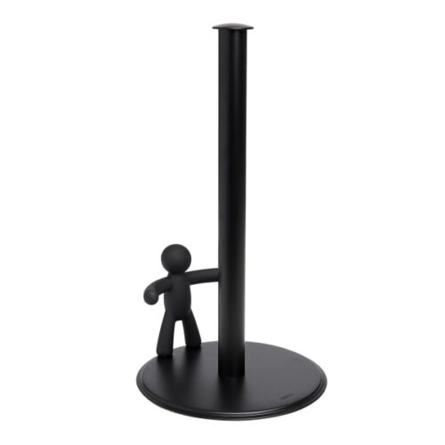 Umbra Buddy Knocked Down Paper Towel Holder, Black
