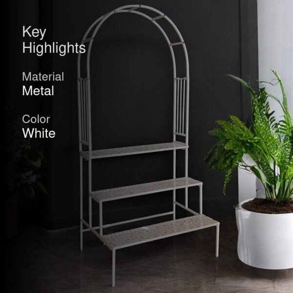 Aether Arch Metal Planter Stand