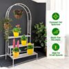 Aether Arch Metal Planter Stand