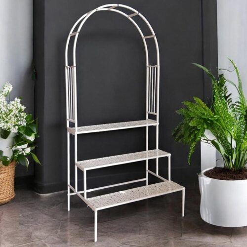 Aether Arch Metal Planter Stand