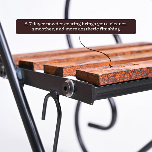 Bramble Perch Three Tier Metal Plant Stand - Black