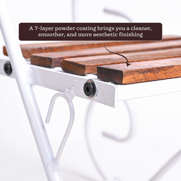 Bramble Perch Three Tier Metal Plant Stand - White