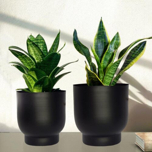 Bromo Metal Planter (Balck) - Set Of Two Bromo Metal Planter (Balck) - Set Of Two