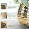 Classic Hammered Planter - Gold