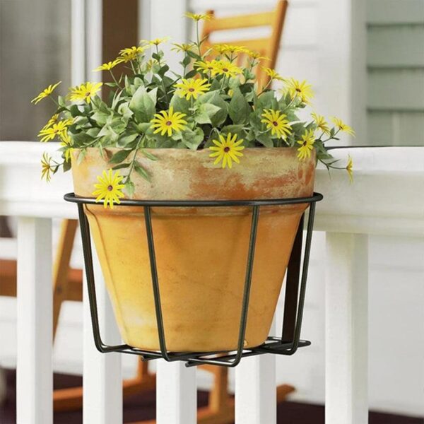 Dark Fern Metal Planter Stand
