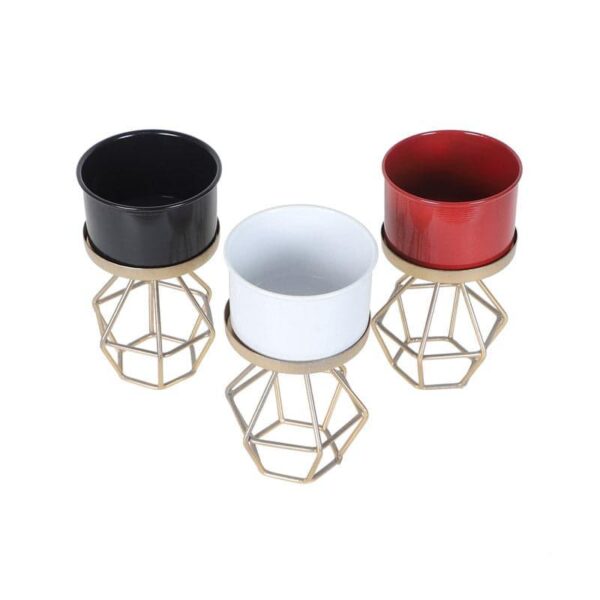 Diamond Ring Planter - Set Of Three
