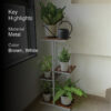 Florencia Stand Five Tier Metal Plant Stand