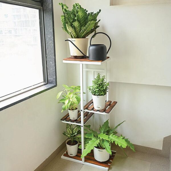 Florencia Stand Five Tier Metal Plant Stand