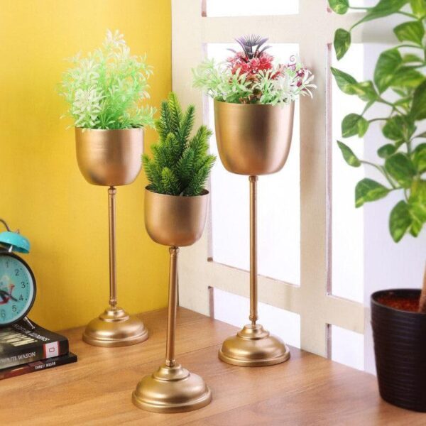 Goblet Gala Planter - Set Of Three Goblet Gala Planter - Set Of Three