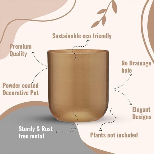 Goldo Glamour Planter - Set Of Two