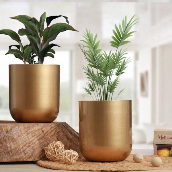 Goldo Glamour Planter - Set Of Two