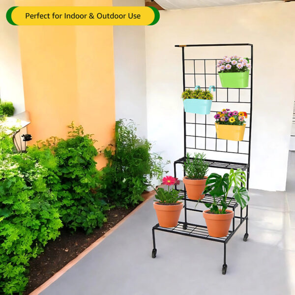 Graziana Tiered Planter Stand - Black