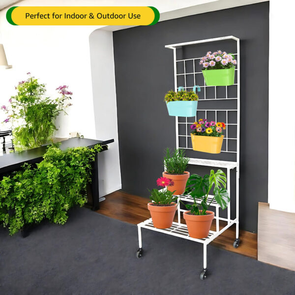 Graziana Tiered Planter Stand - White