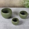 Ivera Dune Planter (Green) - Set Of Three Ivera Dune Planter (Green) - Set Of Three
