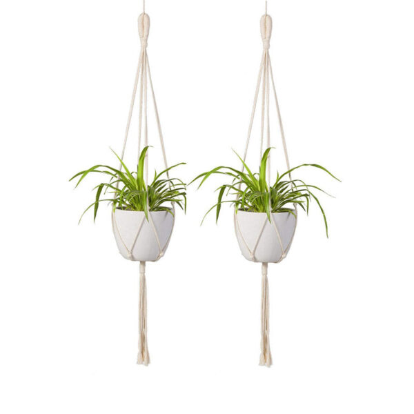 Lasya Macrame Planter - Set Of Two