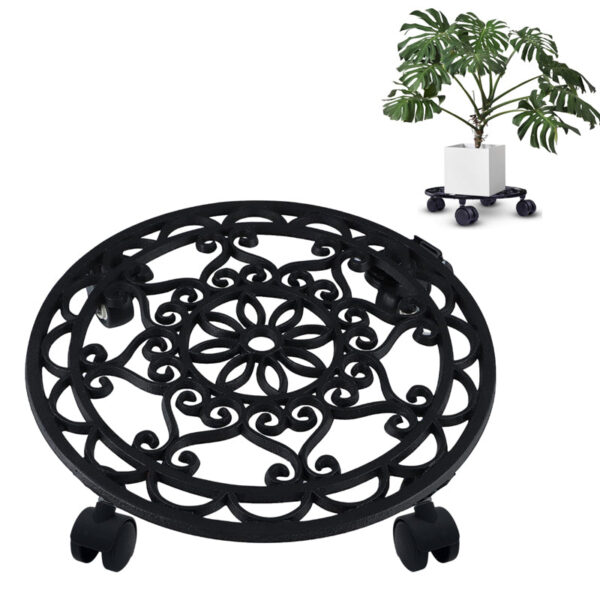 Mandala Glow Planter Stand