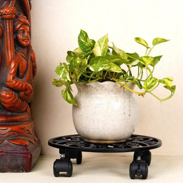 Mandala Glow Planter Stand-Set of Two