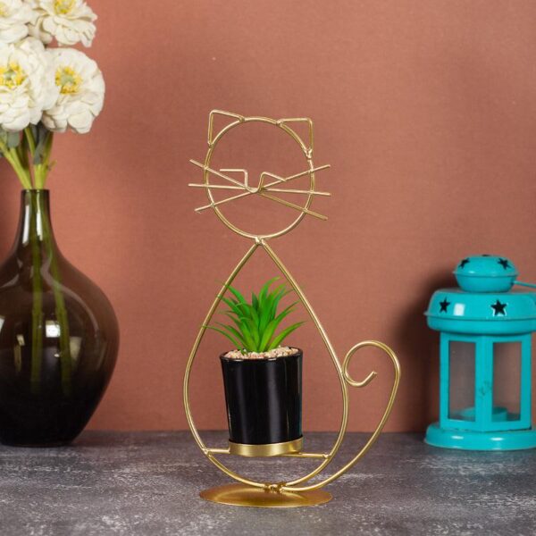 Meow Metal Planter