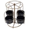 Merry Go Round Planter - Black