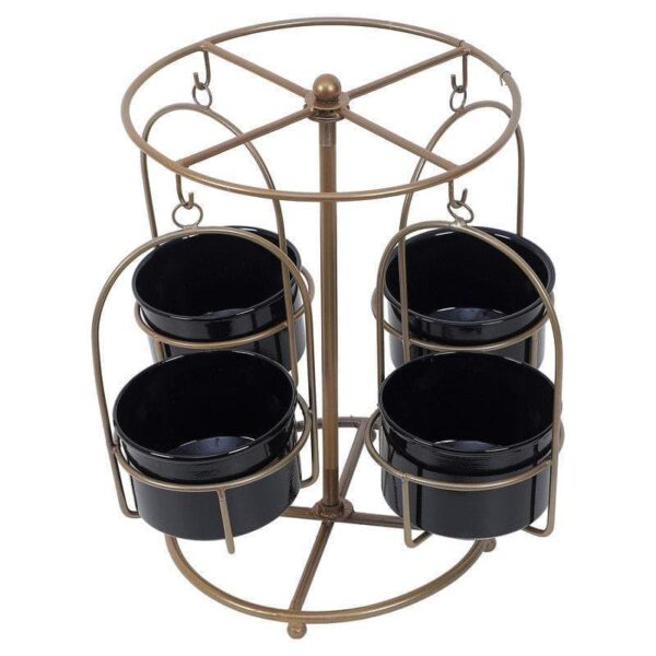 Merry Go Round Planter - Black