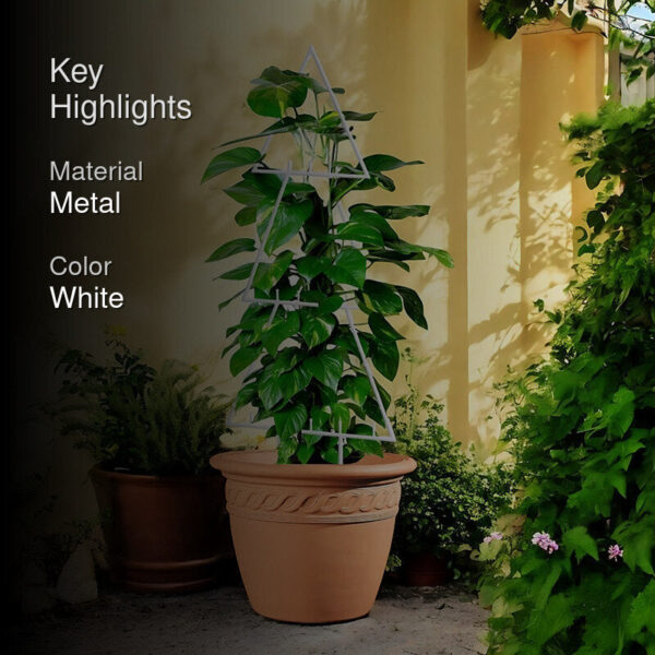 Milena Metal Trellis - White