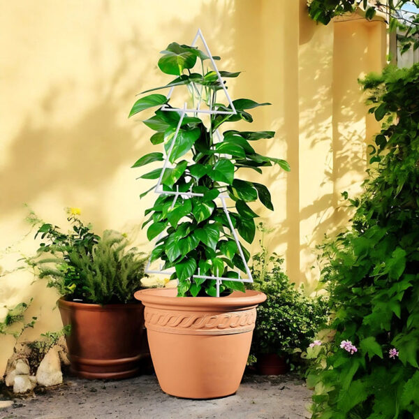 Milena Metal Trellis - White