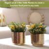 Nisya Hammered Planter - Set Of Two Nisya Hammered Planter - Set Of Two
