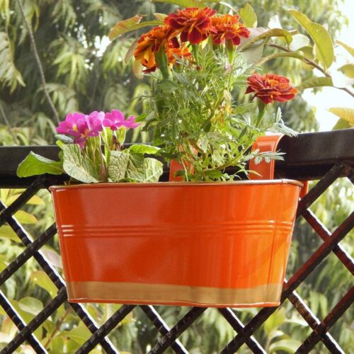 Norva Hanging Planter (Orange) - Set Of Six Norva Hanging Planter (Orange) - Set Of Six