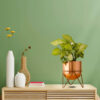 Nuksa Zig Zag Planter - Rose Gold