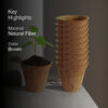 Ora Coir Planter - Set Of Ten