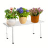 Planar Metal Planter - White