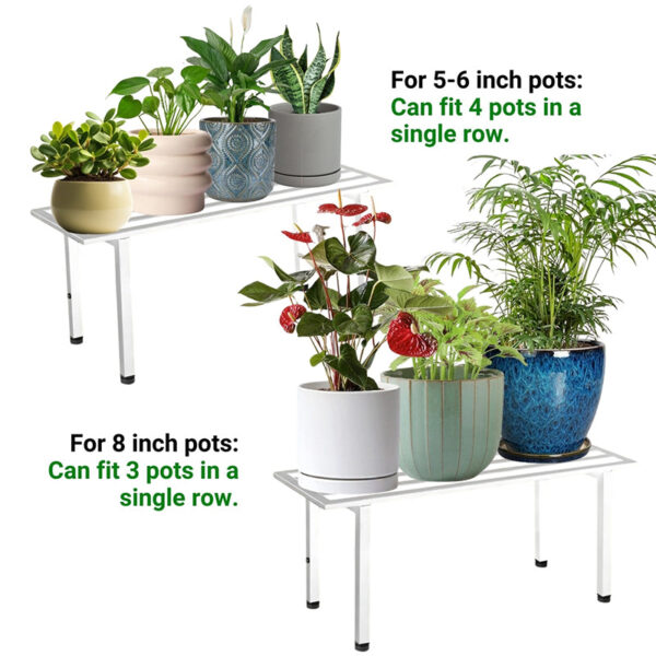 Planar Metal Planter (White) - Set Of Two