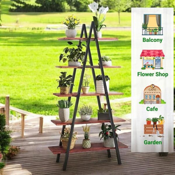 Pyramidion Metal Planter Stand