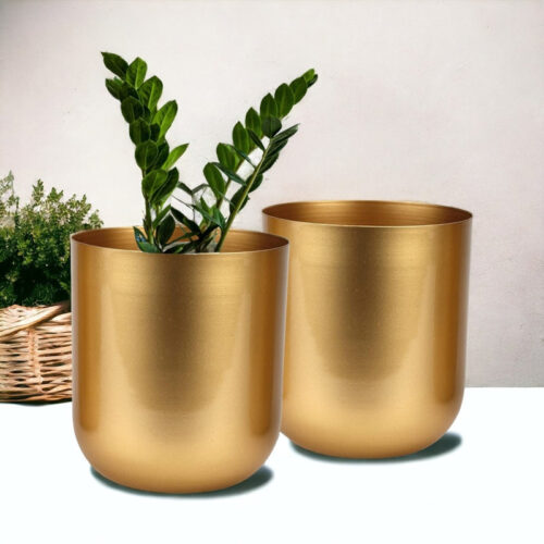 Ruba Neita Planter (Gold) - Set Of Two Ruba Neita Planter (Gold) - Set Of Two