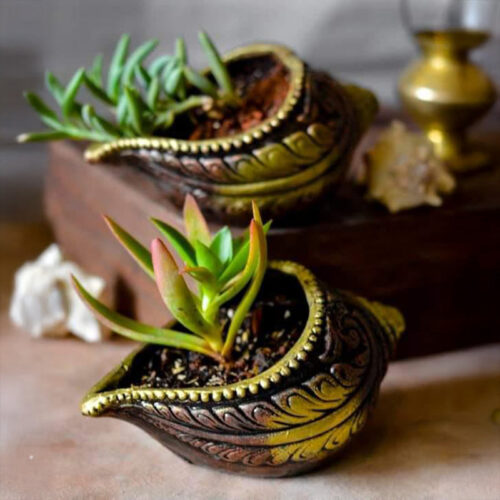Terrapod Terracotta Planter - Set Of Two