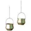 Tesho Hanging Planter - Set Of Two Tesho Hanging Planter - Set Of Two
