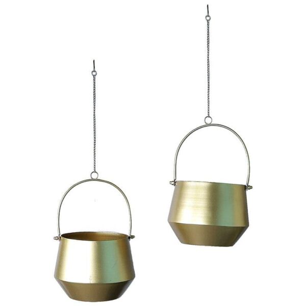 Tesho Hanging Planter - Set Of Two Tesho Hanging Planter - Set Of Two